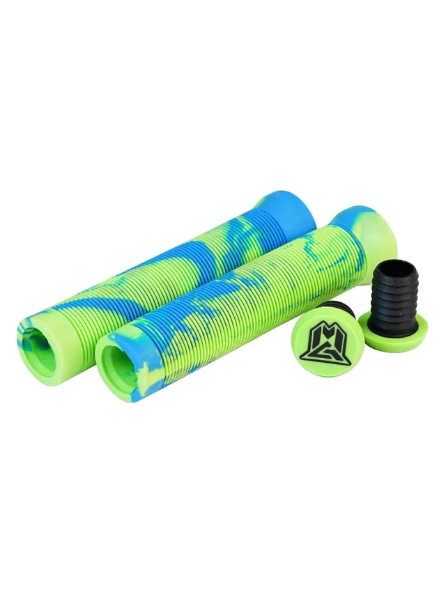 madd-gear-tpr-grind-grips-150-mm-green-blue-swirl image 1