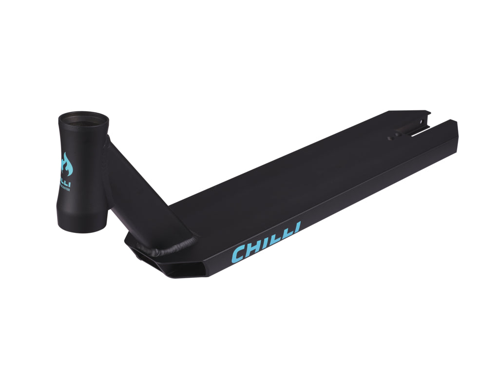 chilli-pro-scooter-reaper-deck-black-blue-stunt-scooter-deck image 1