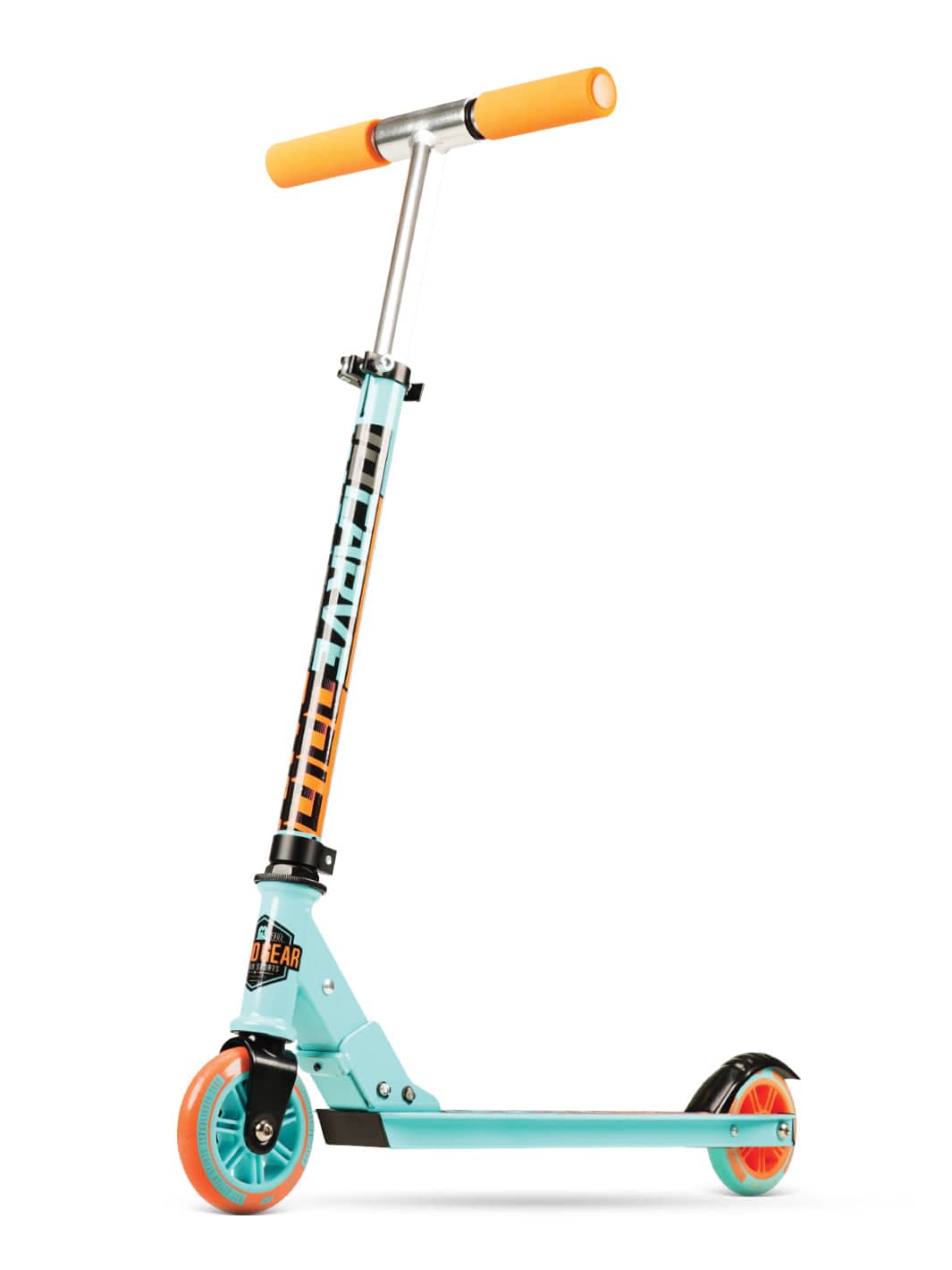 madd-gear-carve-100-folding-scooter-teal-orange image 1