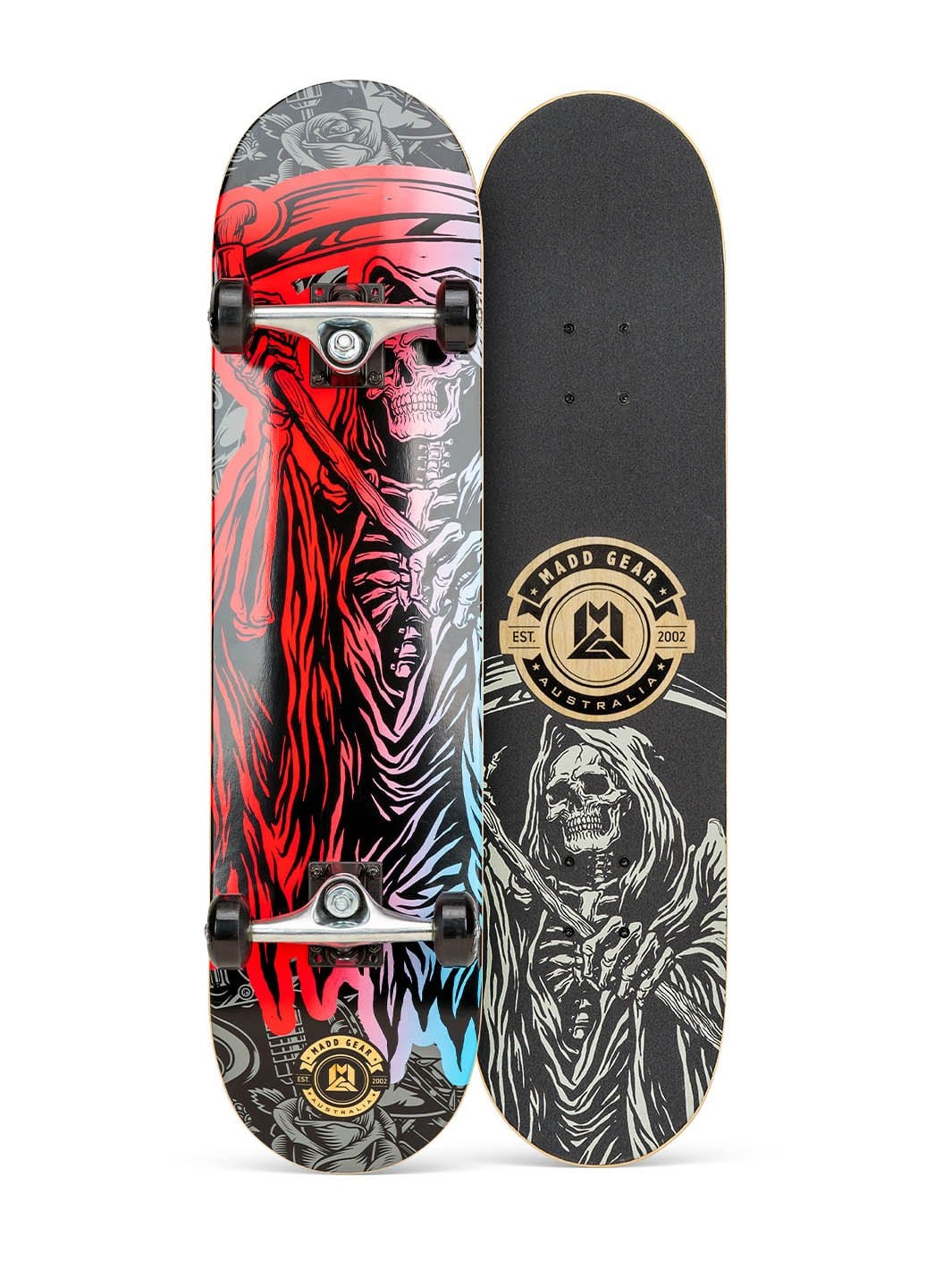 madd-gear-31-kickflip-spec-skateboard-reaper image 1