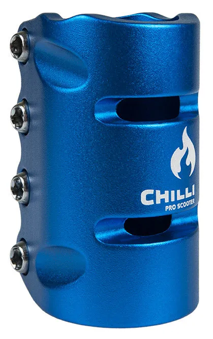 chilli-pro-scooter-clamp-blue-scs-4-bolt-klemme image 1