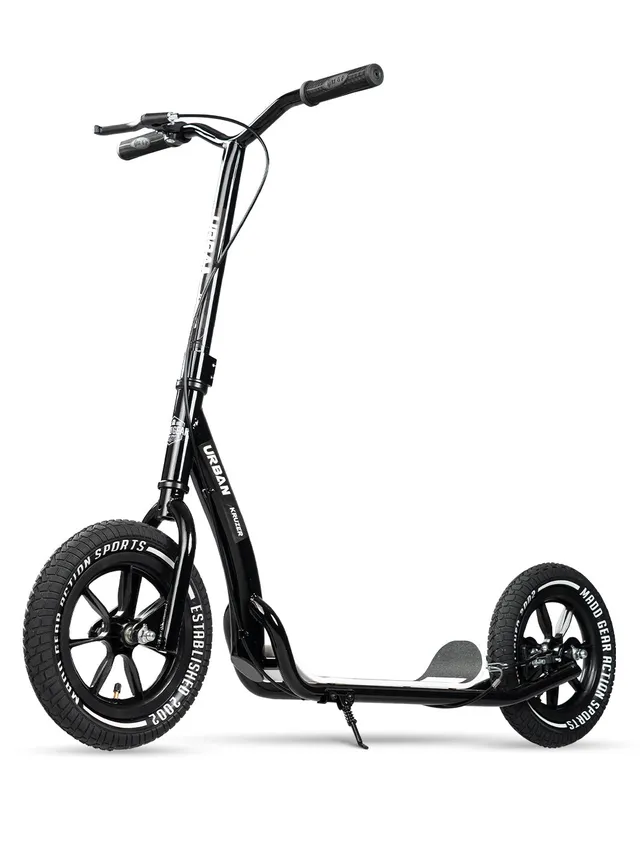 madd-gear-urban-glide-commuter-scooter-black-cityroller-mit-12-luftreifen image 1