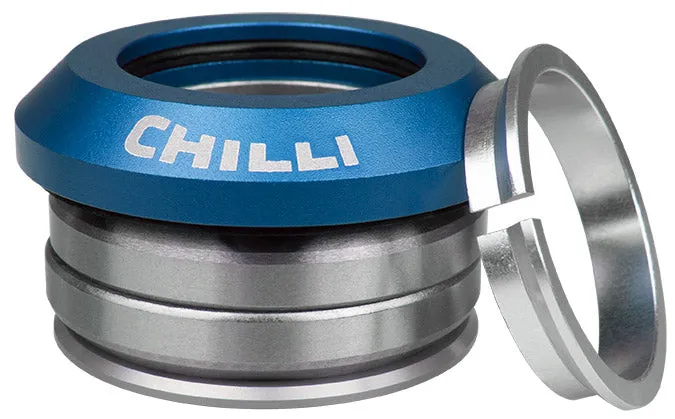 chilli-pro-scooter-headset-individual-blue-stunt-scooter-steuersatz image 1