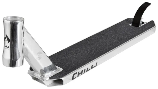 chilli-pro-scooter-deck-polished-reaper-50-cm-inkl-achse image 1