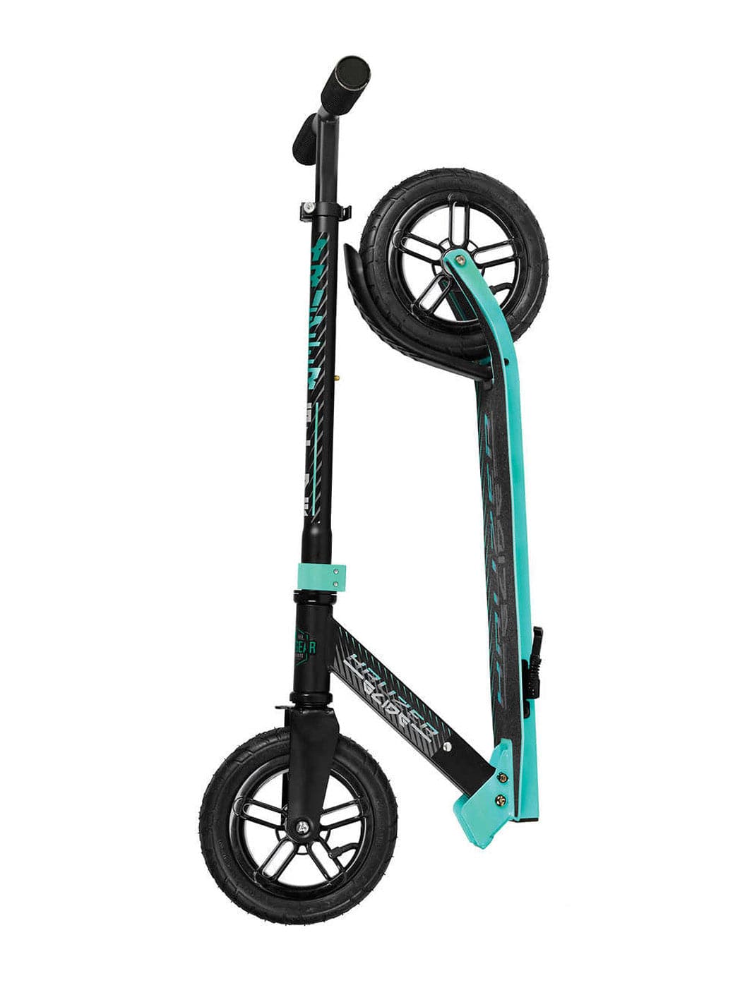 madd-gear-kruzer-wide-glide-folding-scooter-black-teal-cityroller image 2