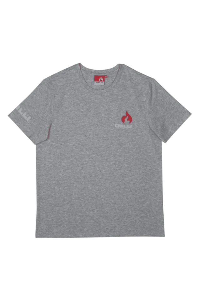 chilli-pro-scooter-t-shirt-basic-grey-shirt-aus-baumwolle image 1