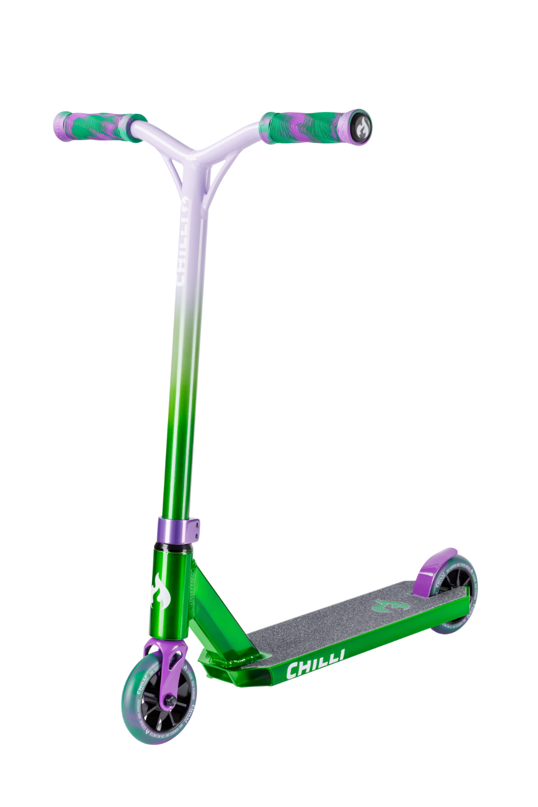chilli-pro-scooter-jumpstart-s-stunt-scooter-green-purple image 1