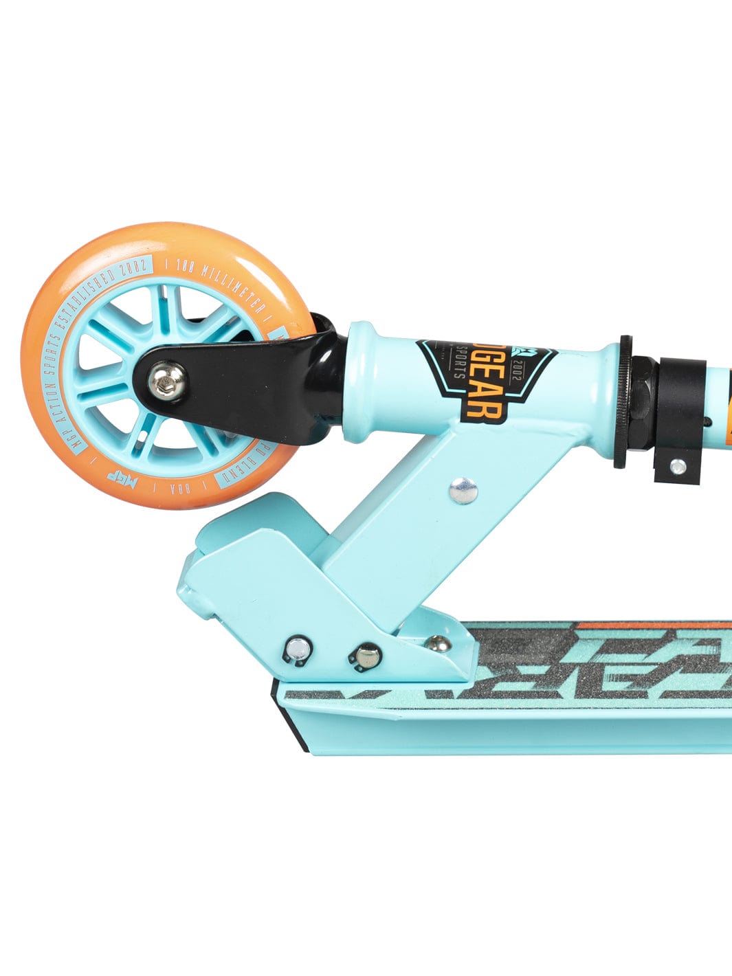 madd-gear-carve-100-folding-scooter-teal-orange image 2