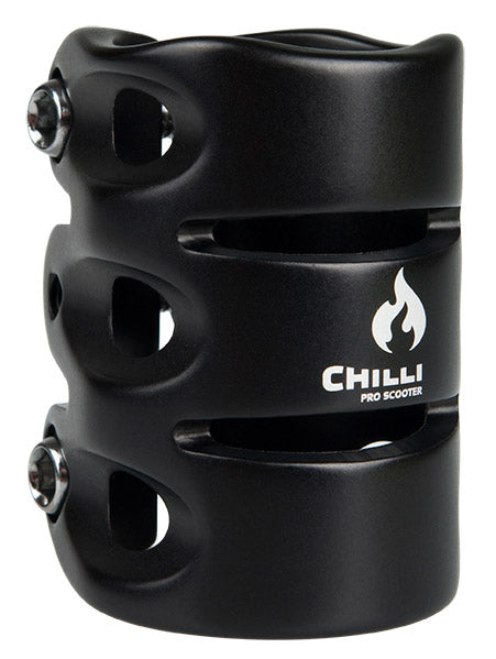 chilli-pro-scooter-clamp-black-hic-3-bolt-klemme-31-9mm-reaper image 1