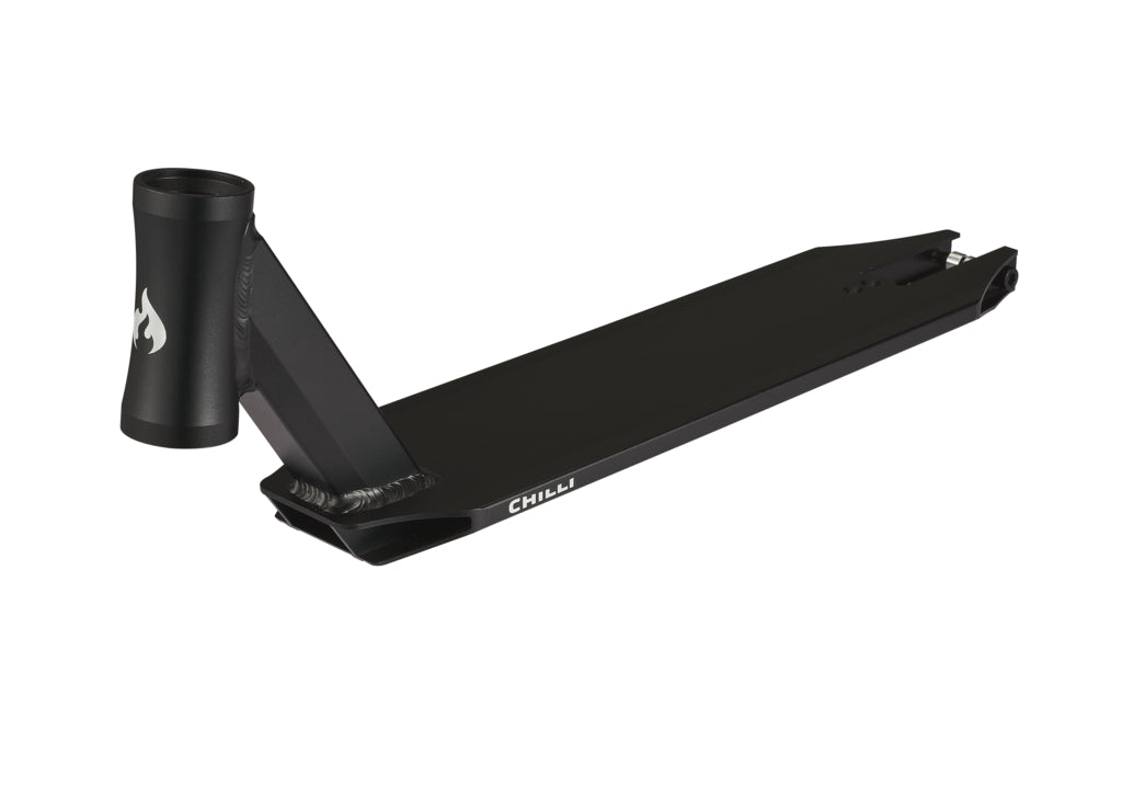 chilli-pro-scooter-deck-black-5000-stunt-deck-inkl-achse image 1