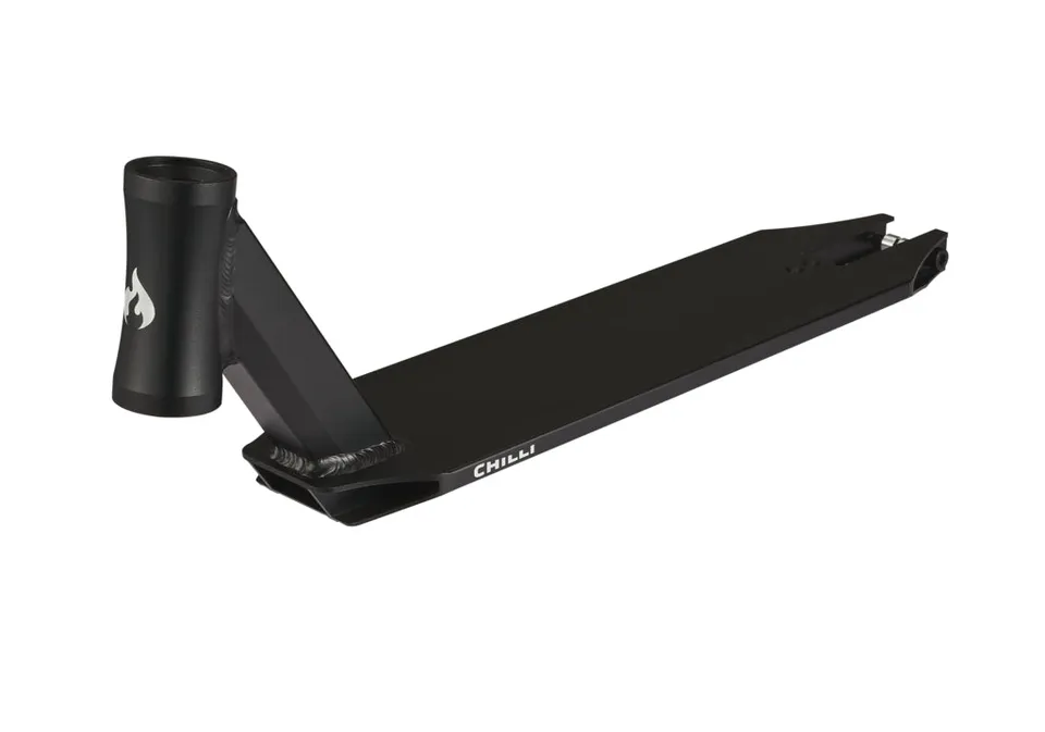 chilli-pro-scooter-deck-black-5000-stunt-deck-inkl-achse image 1