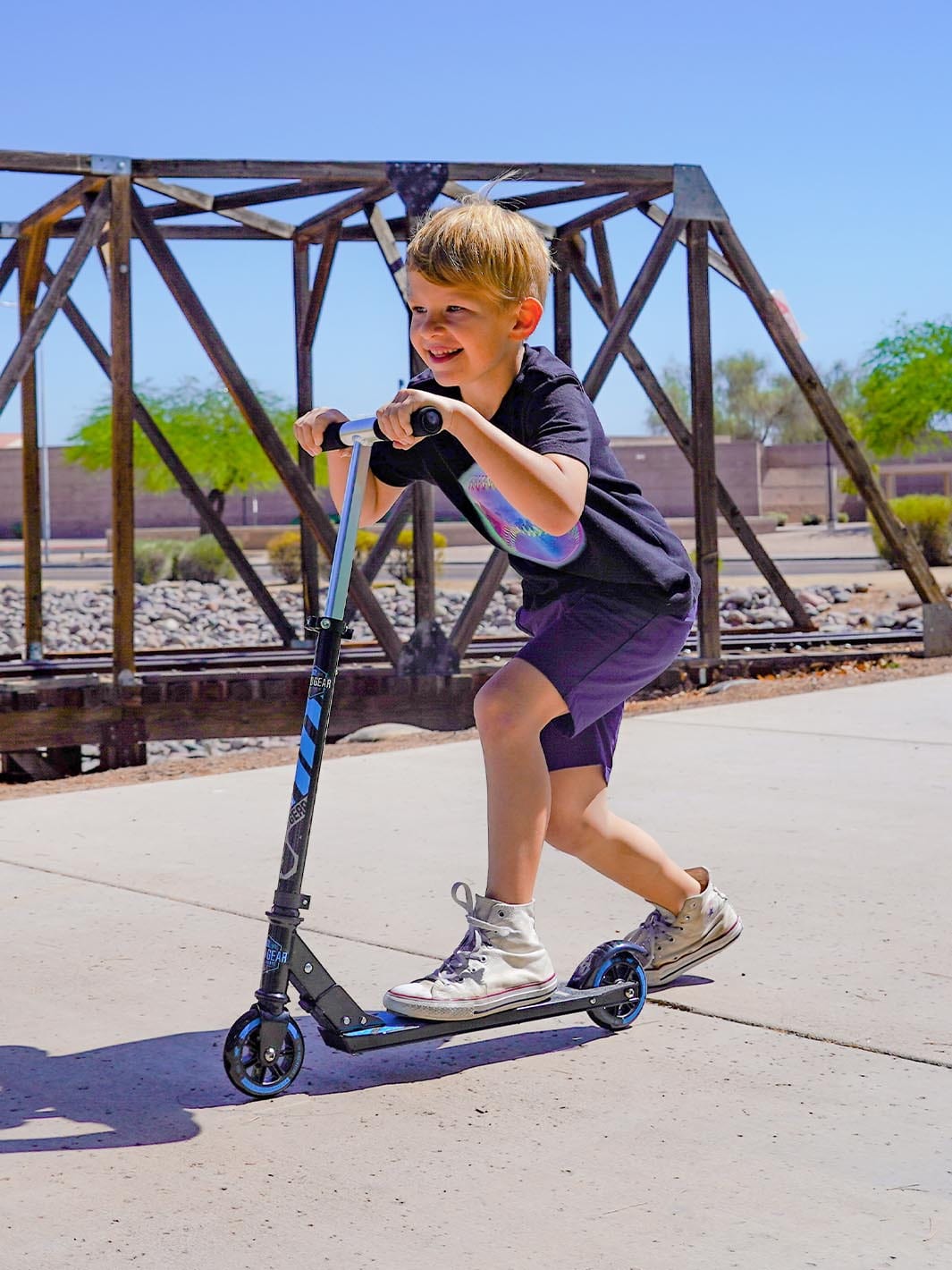 madd-gear-carve-100-kinderroller-faltbar-pink-teal image 3