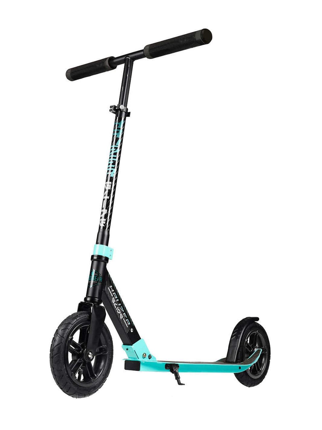 madd-gear-kruzer-wide-glide-folding-scooter-black-teal-cityroller image 1