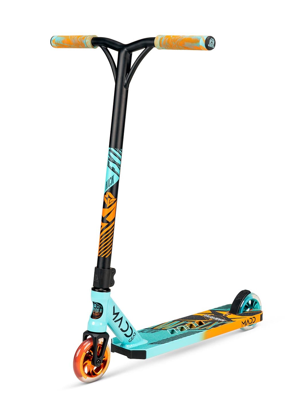 madd-gear-kick-extreme-5-stunt-scooter-teal-orange image 1
