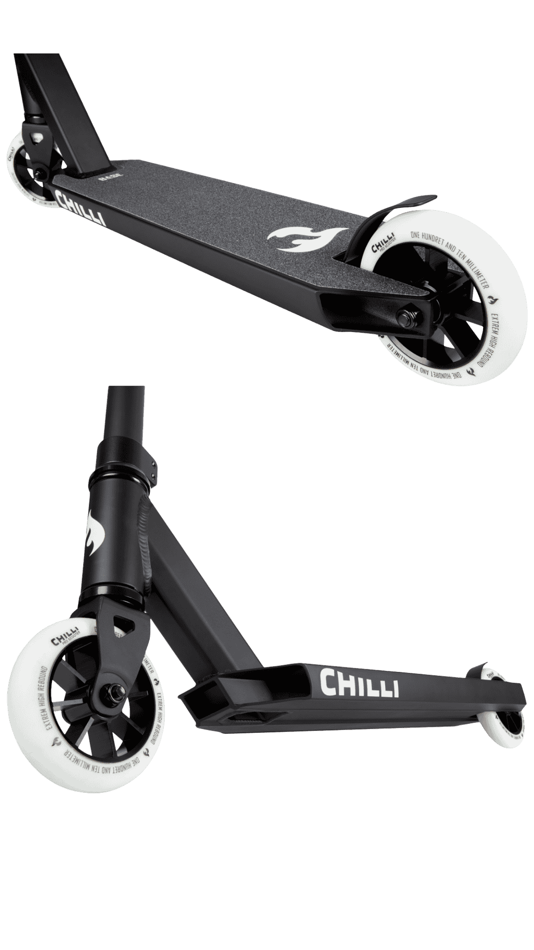 chilli-pro-scooter-base-black-white-stunt-scooter-einsteiger image 4