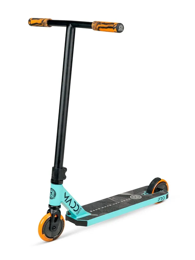 madd-gear-renegade-pro-stunt-scooter-teal-orange-19-x5-deck image 1