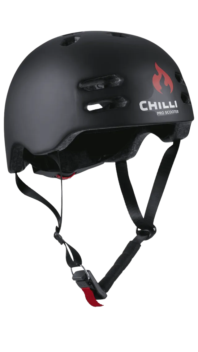 chilli-pro-scooter-helm-black-inmold-skaterhelm image 1