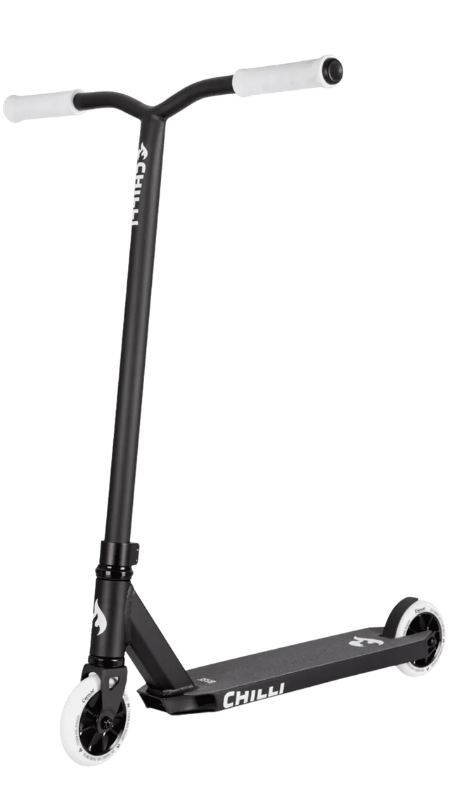 chilli-pro-scooter-base-black-white-stunt-scooter-einsteiger image 1
