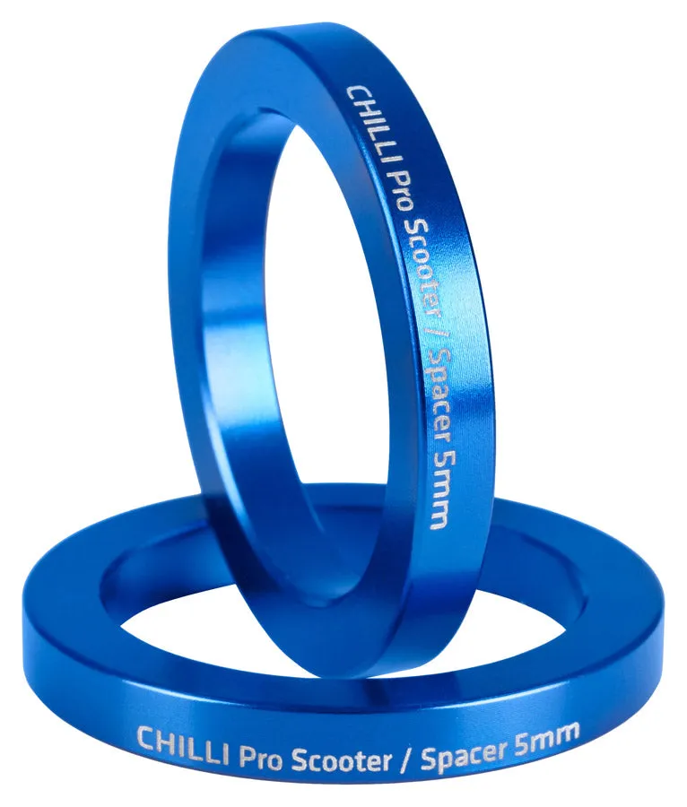 chilli-pro-scooter-spacer-5-mm-blue-lenker-erh-hung-2-st-ck image 1