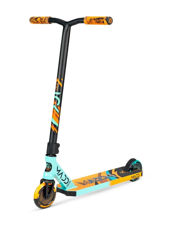 madd-gear-kick-pro-5-zoll-stunt-scooter-teal-orange image 1