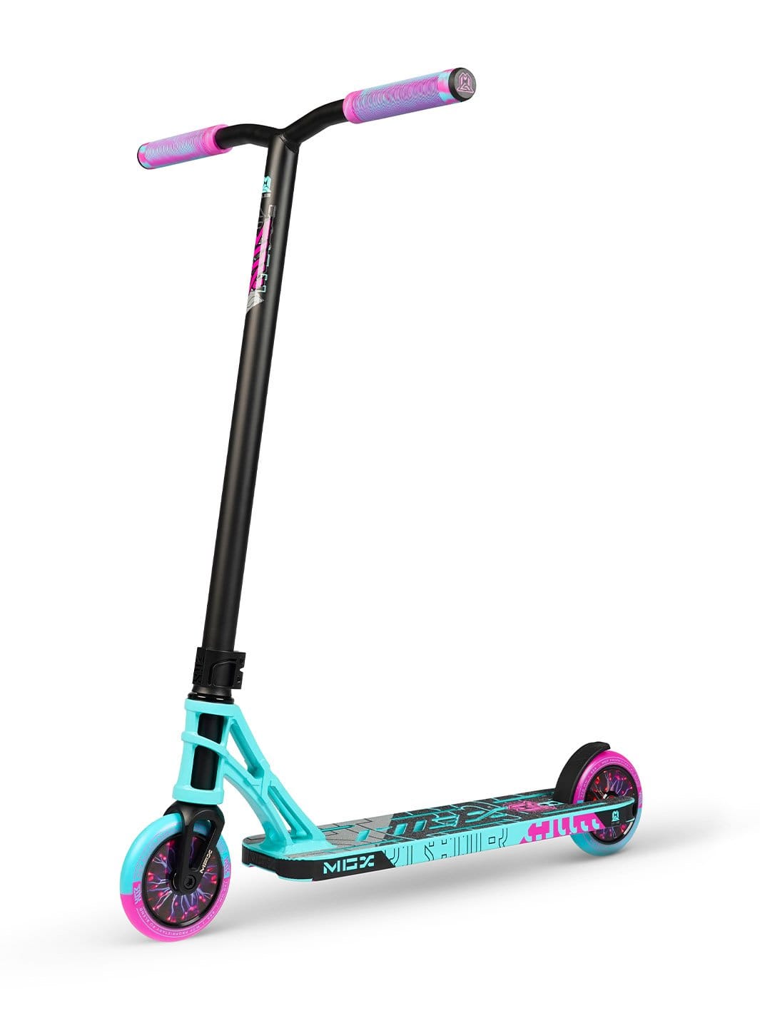 madd-gear-mgx-p1-stunt-scooter-teal-pink image 1
