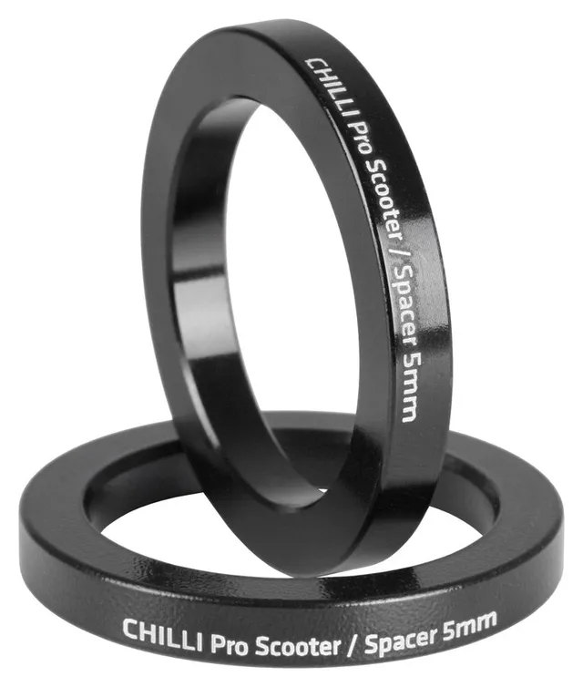 chilli-pro-scooter-spacer-5mm-black-lenker-erh-hung-2-st-ck image 1