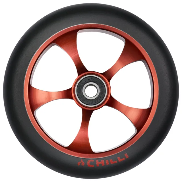 chilli-pro-scooter-wheel-chopper-red-120mm-stunt-rolle-reaper-reloaded image 1