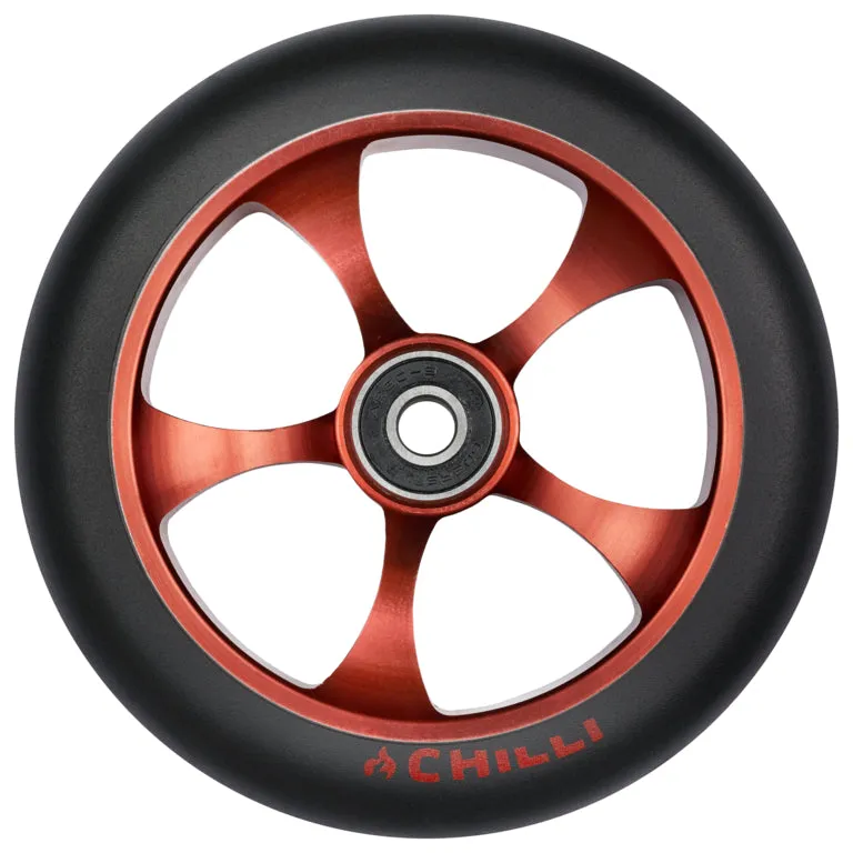 chilli-pro-scooter-wheel-chopper-red-120mm-stunt-rolle-reaper-reloaded image 1