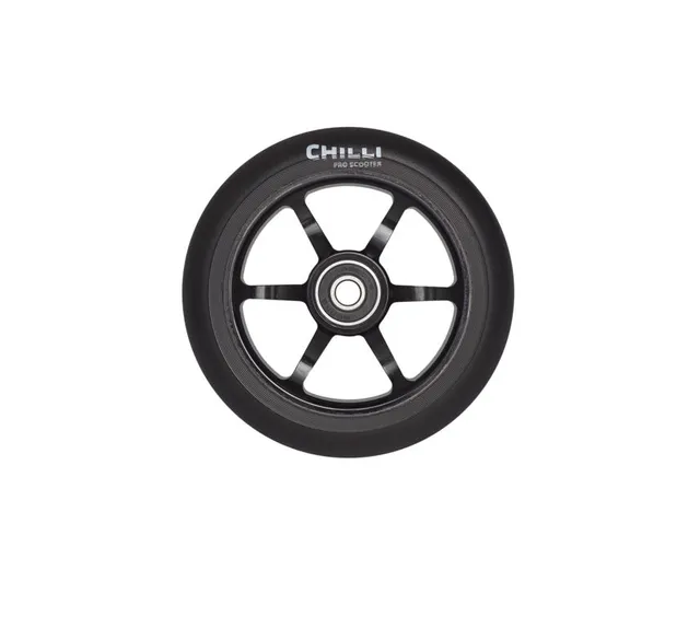 chilli-pro-scooter-wheel-black-110mm-5000-stunt-rolle image 1