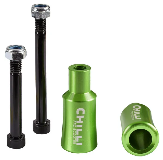 chilli-pro-scooter-peg-barrel-gr-n-inkl-achsen image 1