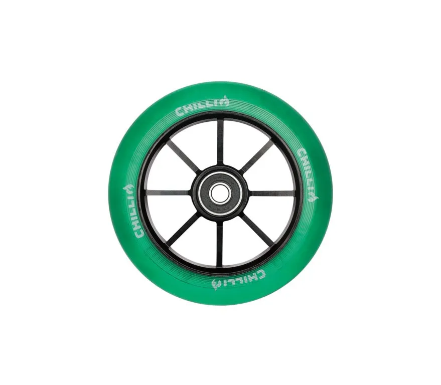 chilli-pro-scooter-wheel-green-110mm-base-s-stunt-rolle image 1