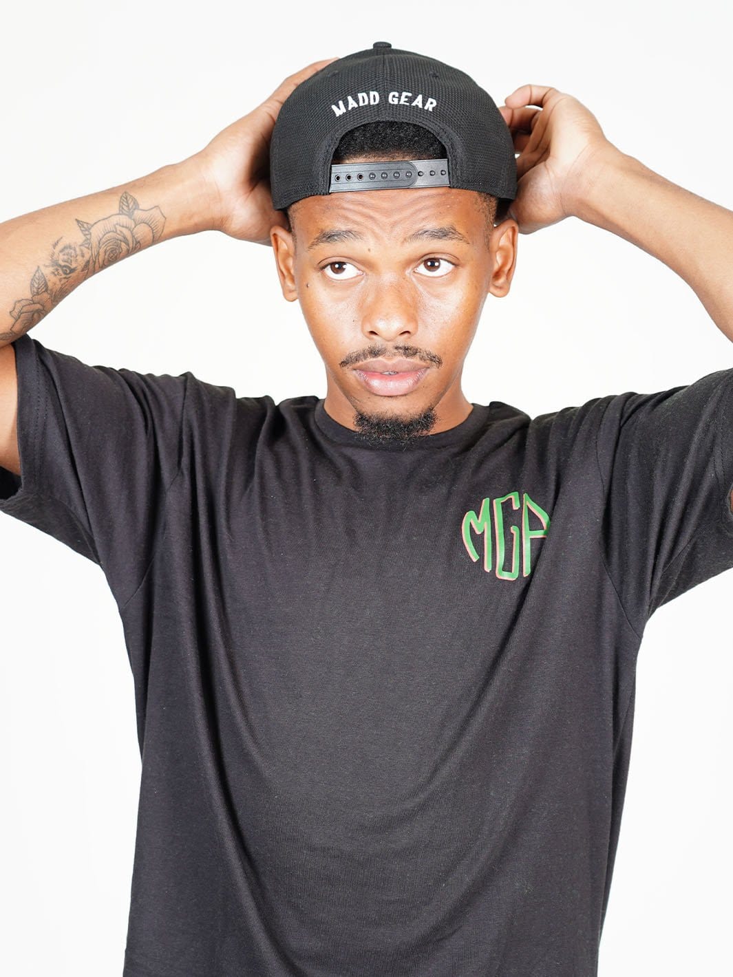 madd-gear-mgp-circle-logo-t-shirt-black image 3