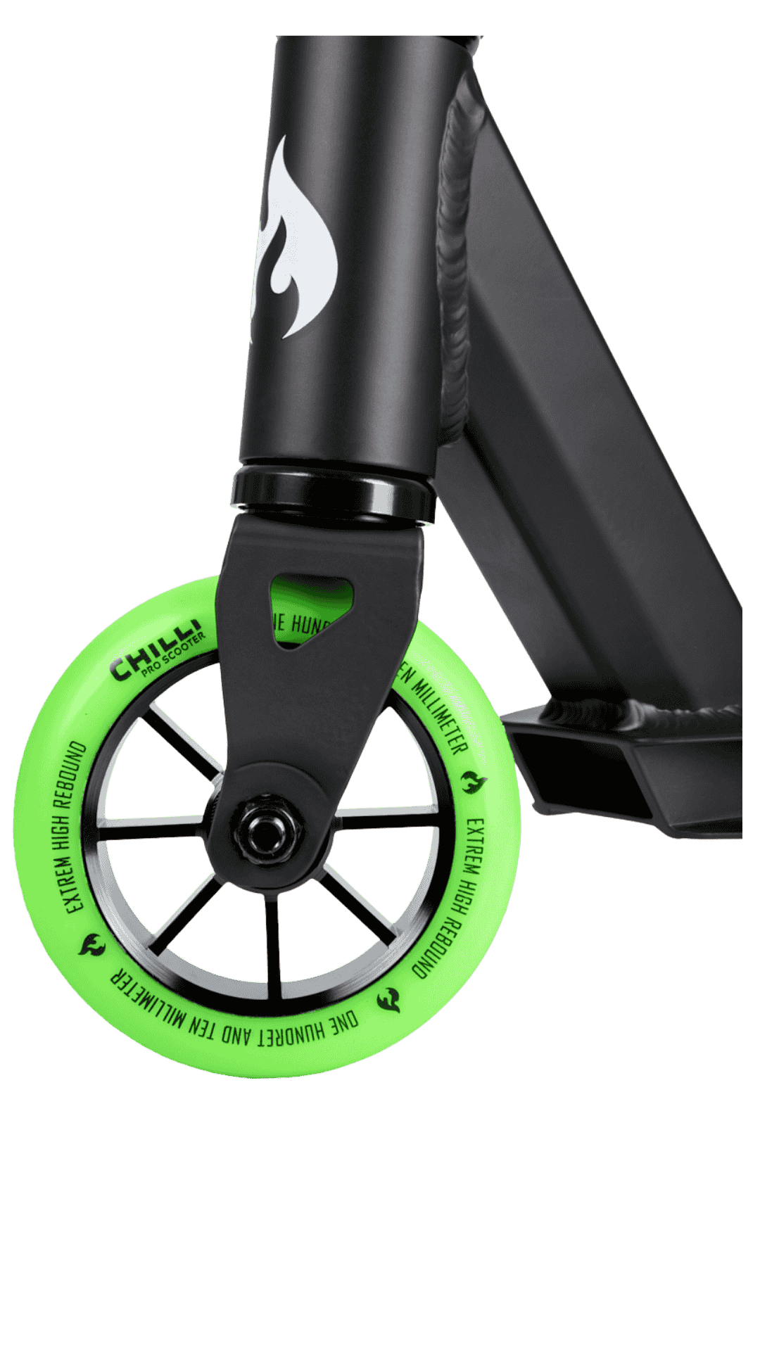 chilli-pro-scooter-base-black-green-stunt-scooter-einsteiger image 6