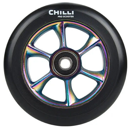 chilli-pro-scooter-wheel-110mm-rainbow image 1