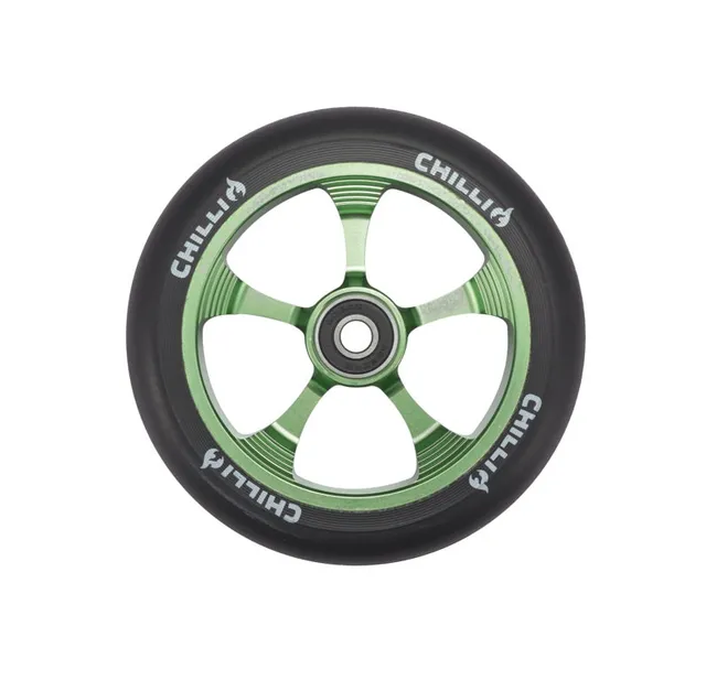 chilli-pro-scooter-wheel-green-120mm-stunt-rolle-reaper-reloaded-v2 image 1
