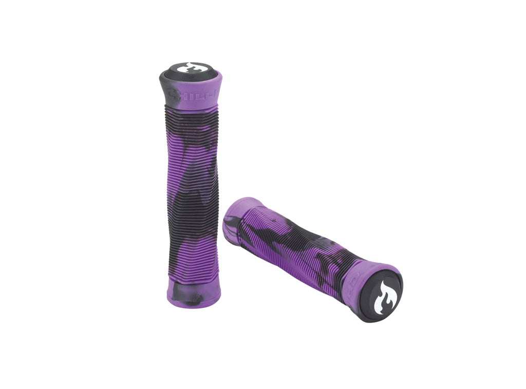 chilli-pro-scooter-handle-grips-purple-black-reaper-venom-griffe image 1