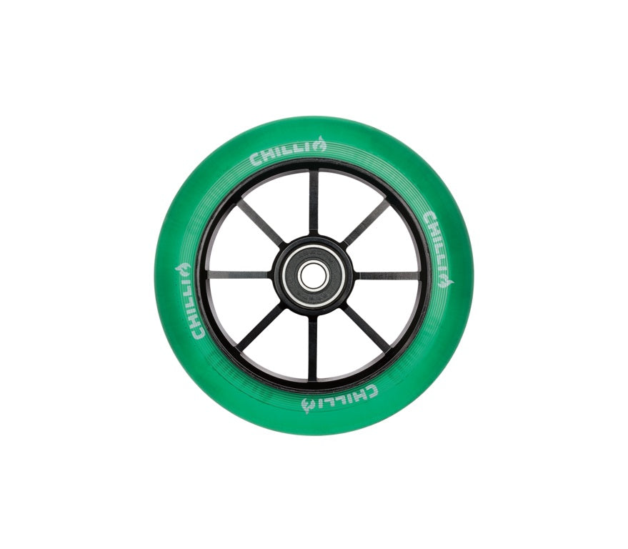 chilli-pro-scooter-wheel-green-110mm-base-s-stunt-rolle image 1