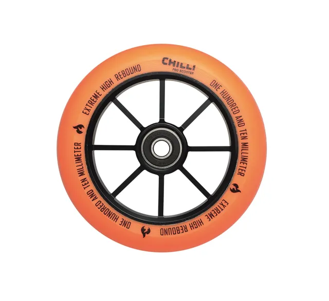 chilli-pro-scooter-wheel-orange-110mm-stunt-scooter-rolle-base image 1
