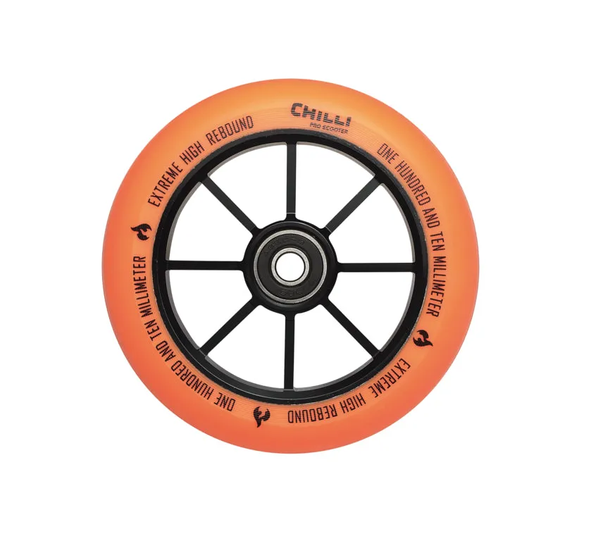 chilli-pro-scooter-wheel-orange-110mm-stunt-scooter-rolle-base image 1