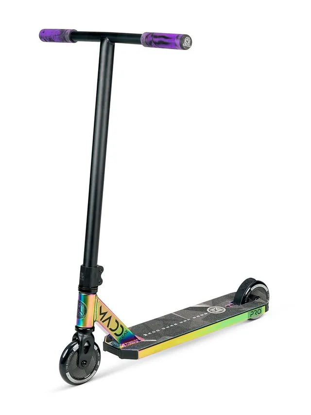 madd-gear-renegade-pro-stunt-scooter-neochrome-19-x5-deck image 1