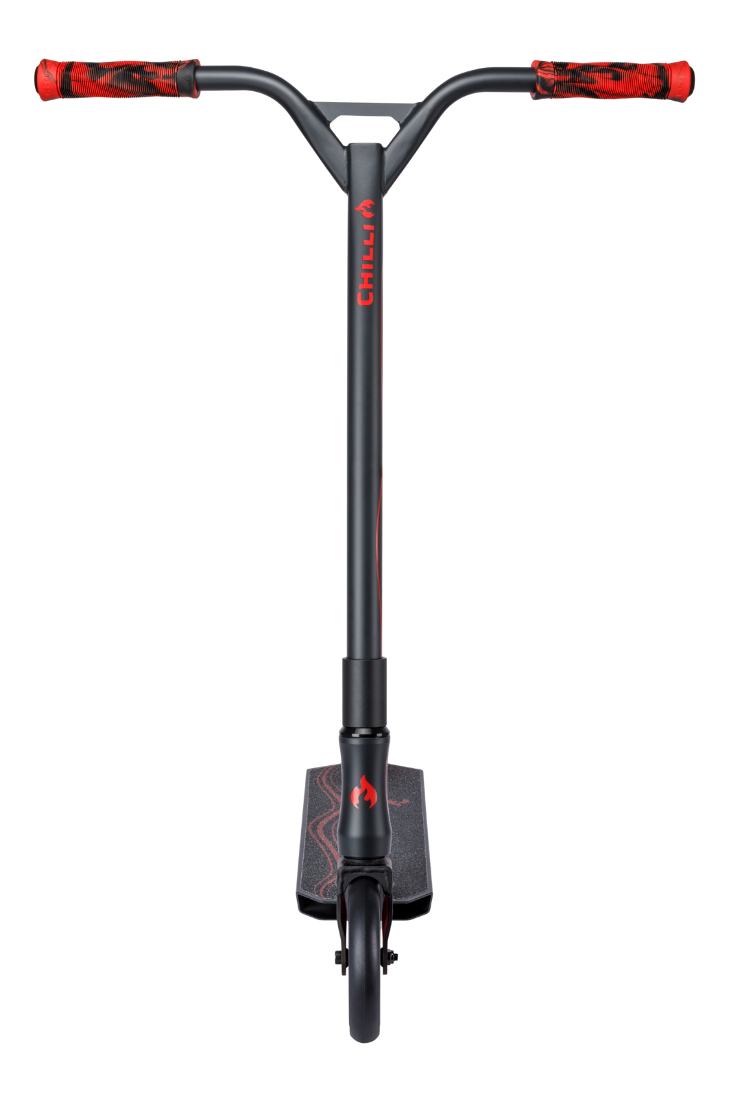 chilli-pro-scooter-wave-track-m-dark-grey-red-komplettscooter image 2
