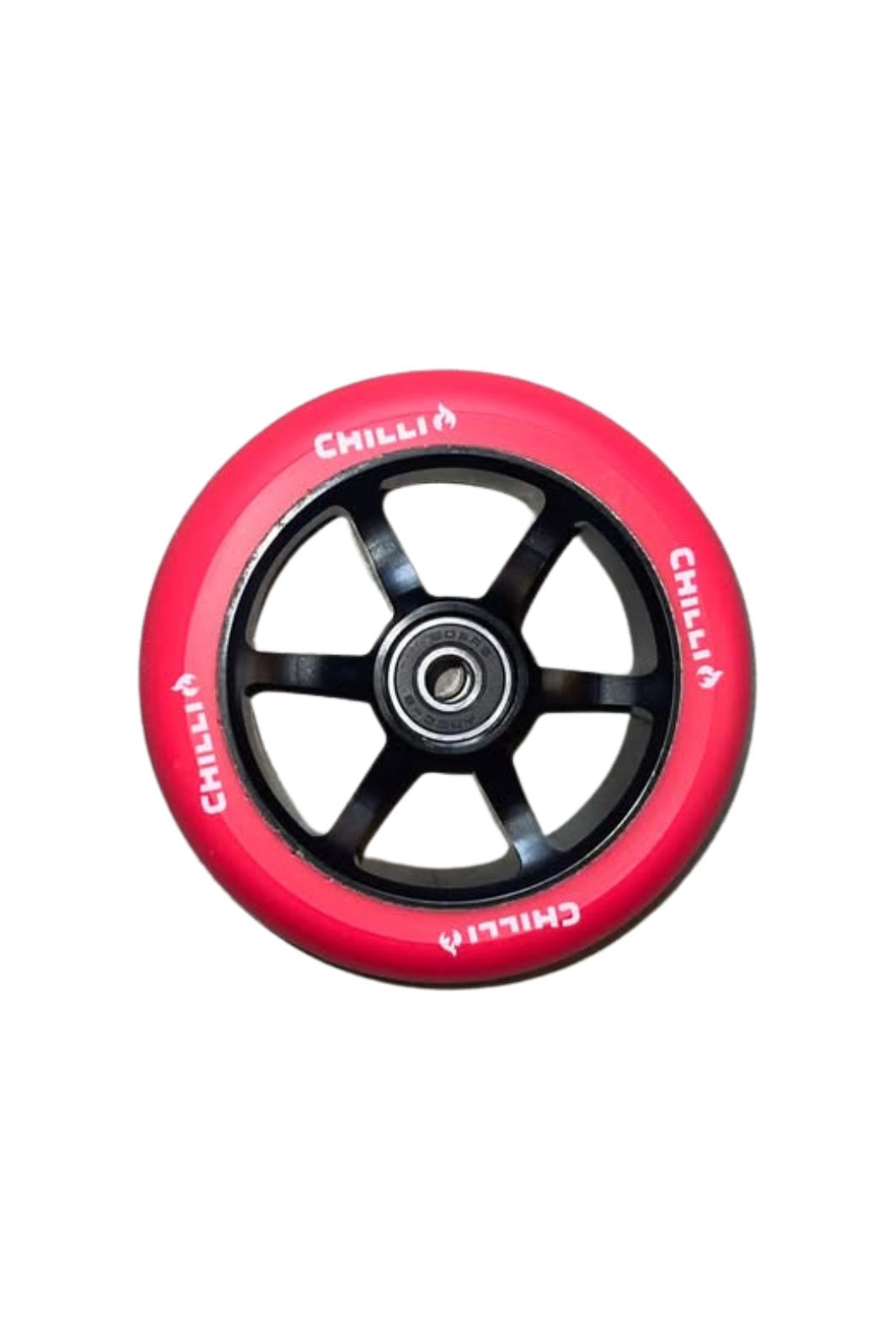 chilli-pro-scooter-wheel-5000-110-mm-stunt-rolle-black-red image 1