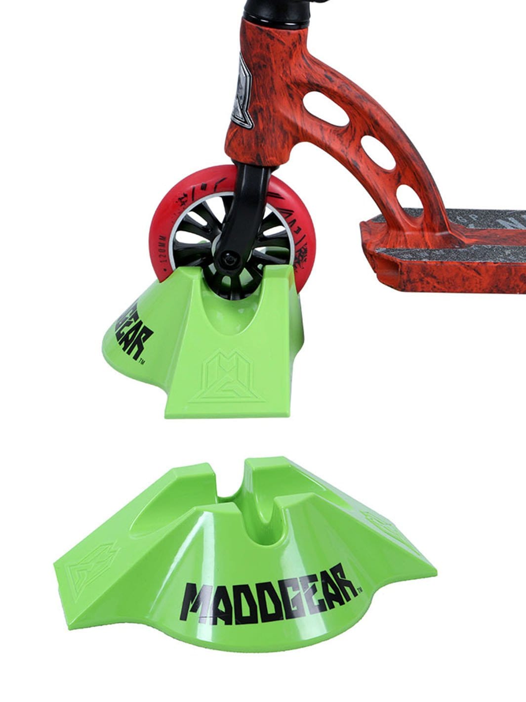 madd-gear-pro-scooter-st-nder-gr-n-f-r-110-120-mm-r-der image 2