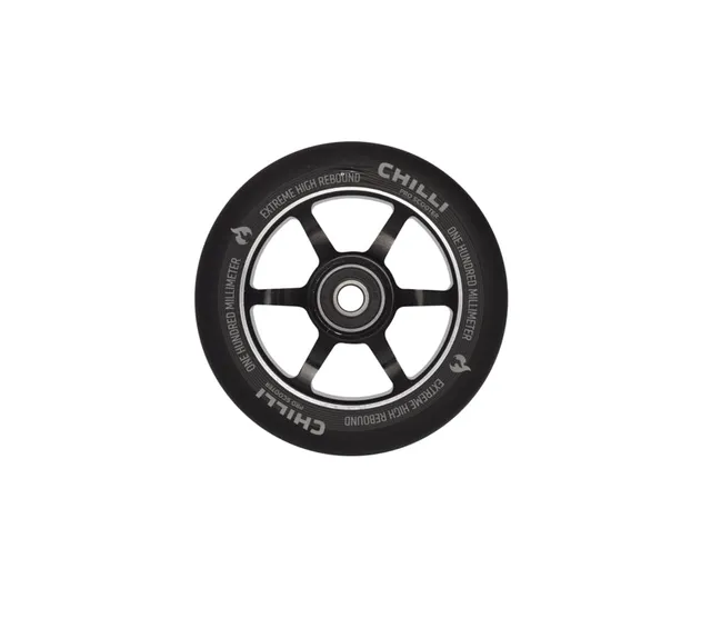 chilli-pro-scooter-wheel-black-100mm-3000-stunt-rolle image 1