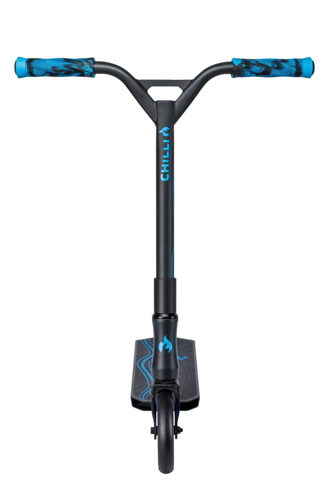 chilli-pro-scooter-wave-track-s-dark-grey-blue-pumptrack-scooter-70-cm image 2