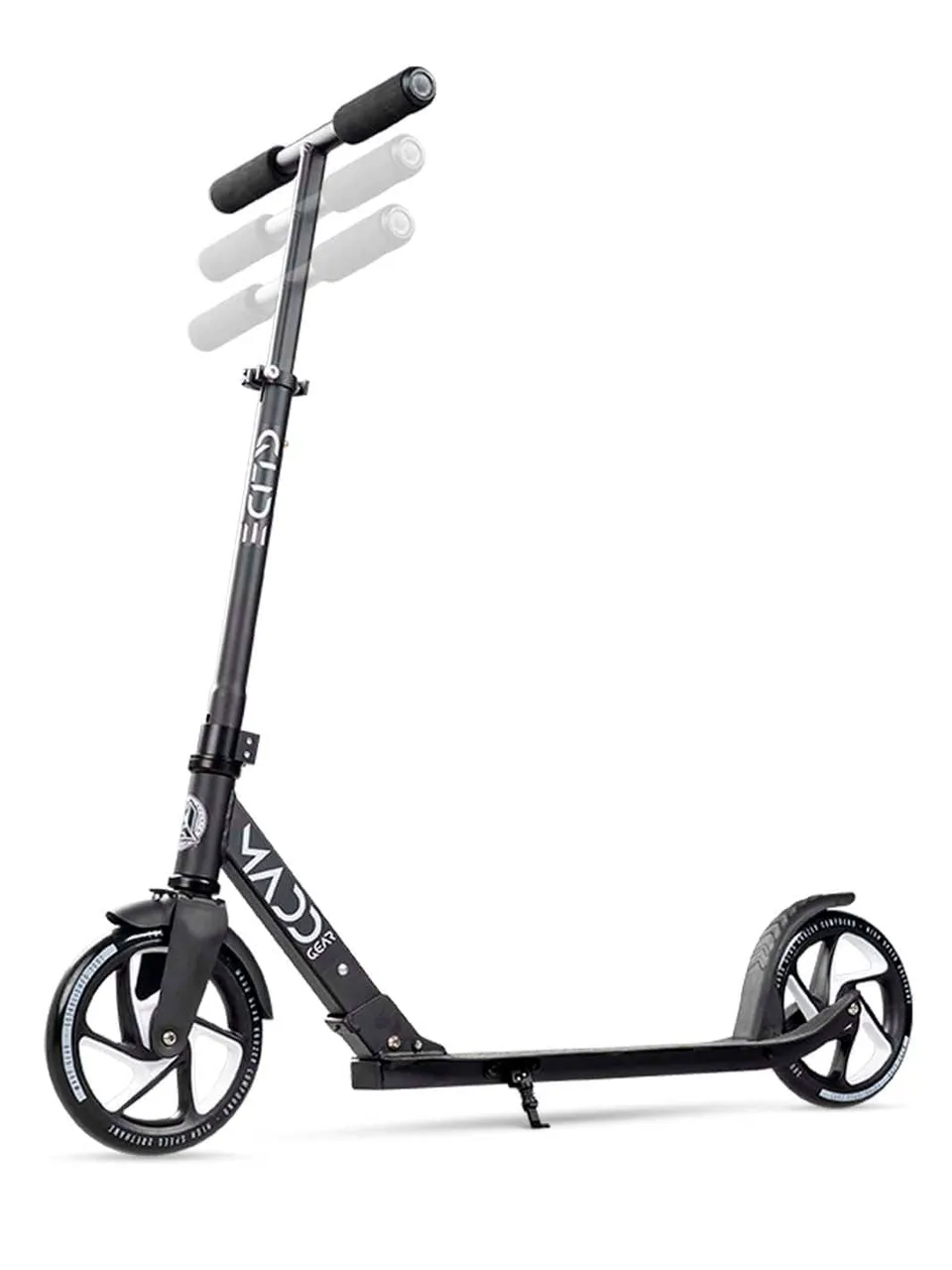 madd-gear-renegade-glide-commuter-scooter-200mm-black image 1