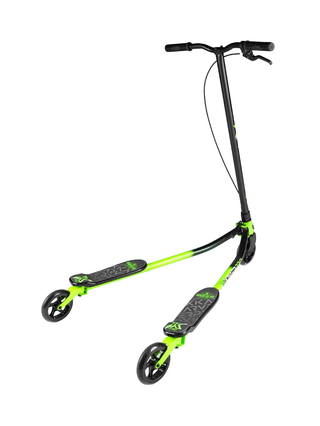 madd-gear-x-karver-pro-3-in-1-scooter-black-green-mit-light-up-rad image 4