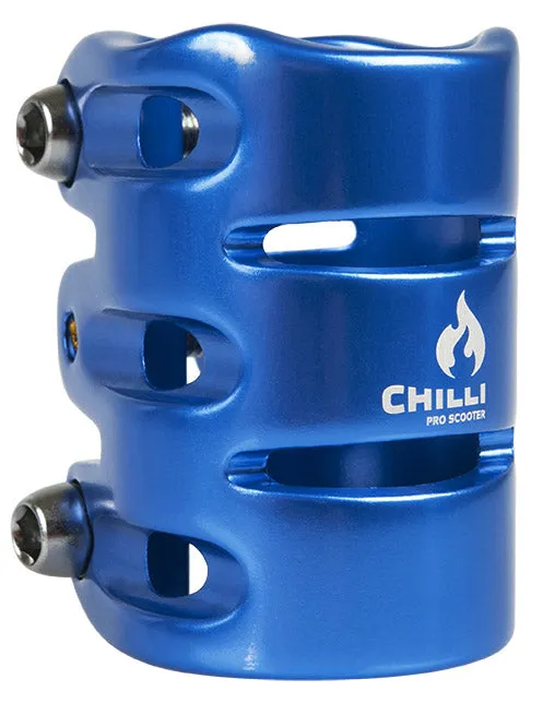 chilli-pro-scooter-clamp-blue-hic-3-bolt-f-r-reaper image 1