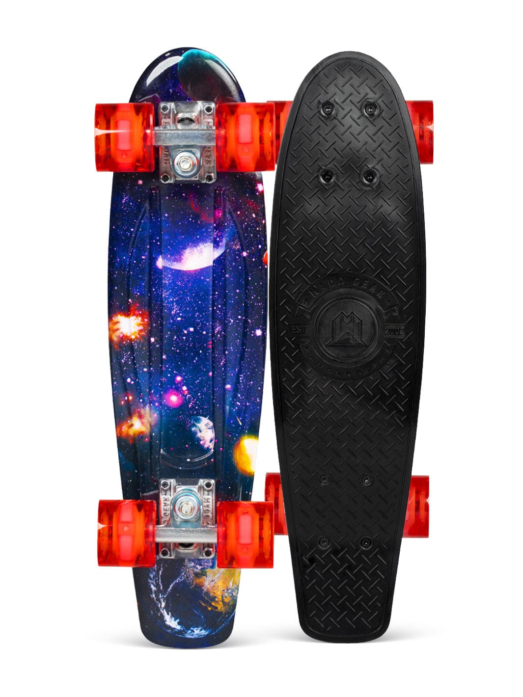 madd-gear-22-light-up-retro-skateboard-infinite-cruiser-black image 1