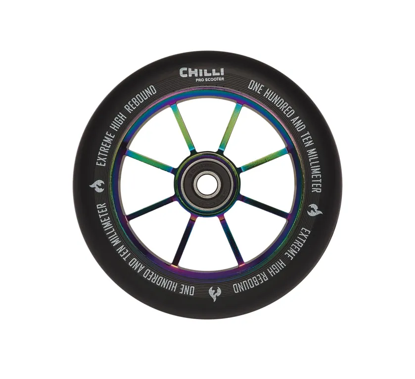 chilli-pro-scooter-wheel-neochrome-110mm-stunt-rolle-rocky image 1